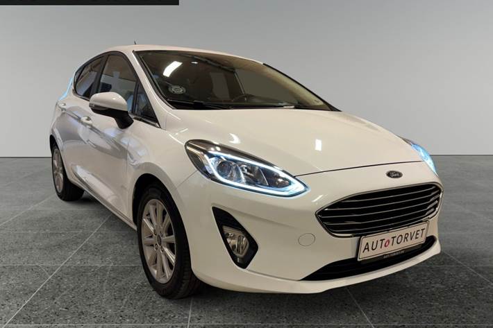 Hvid Ford Fiesta fra 2018