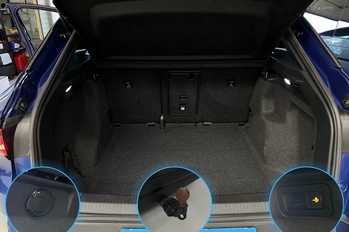 Blå VW ID.4 fra 2023