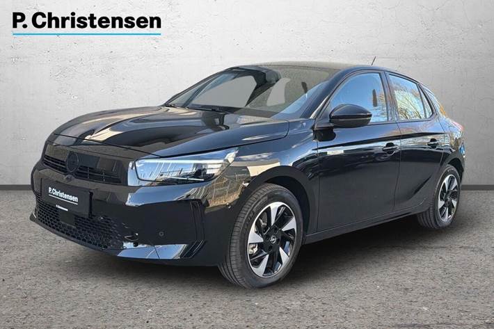 Sort Opel Corsa-e fra 2024