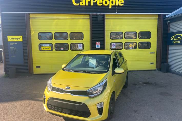 Gul Kia Picanto fra 2020