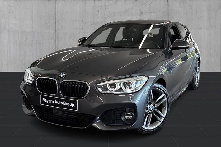 Grå BMW 118i fra 2019