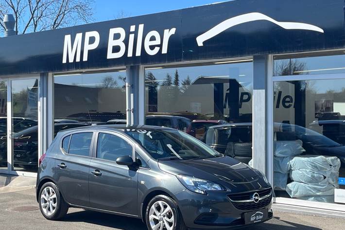 Grå Opel Corsa fra 2017
