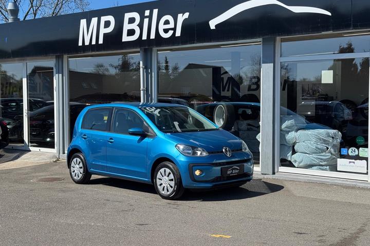 Blå VW UP! fra 2017