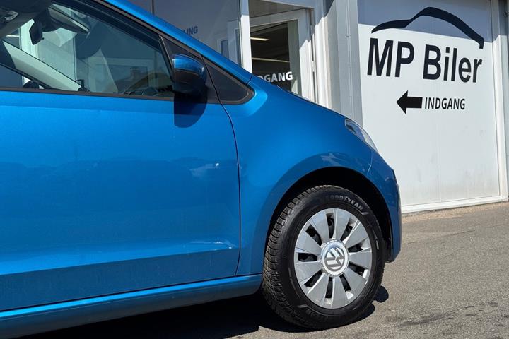 Blå VW UP! fra 2017