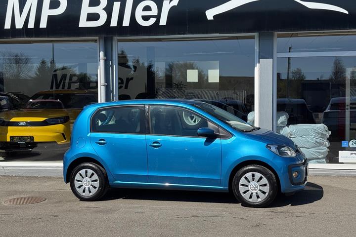 Blå VW UP! fra 2017