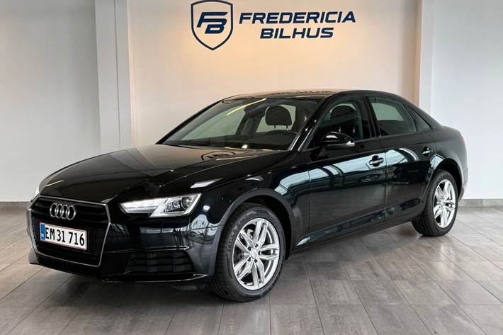 Sort Audi A4 fra 2017
