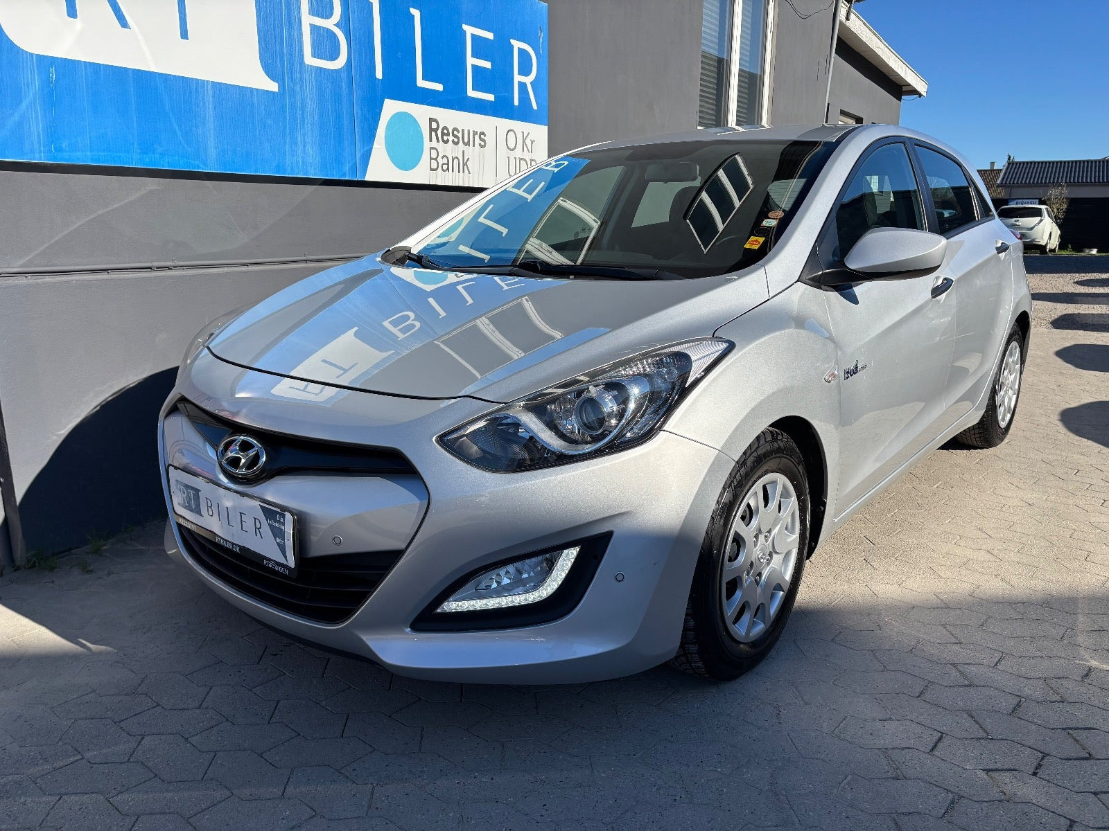 Hvid Hyundai i30 fra 2014