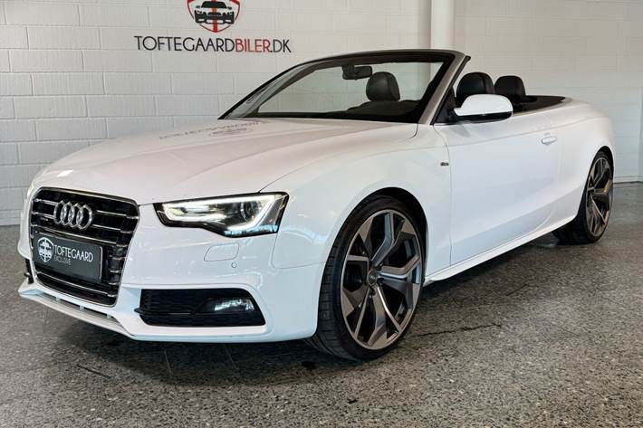 Hvid Audi A5 fra 2013