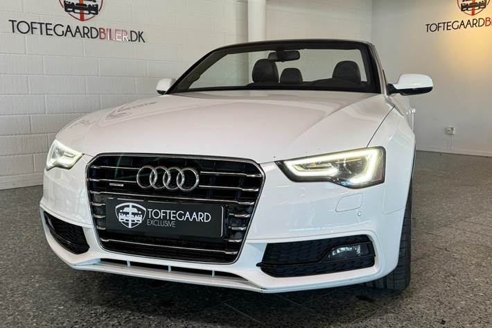 Hvid Audi A5 fra 2013