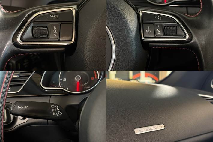 Hvid Audi A5 fra 2013