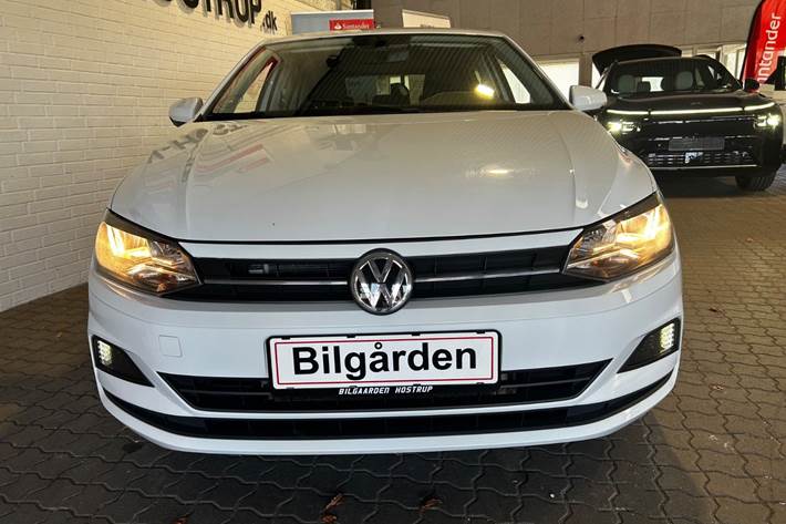 Hvid VW Polo fra 2019