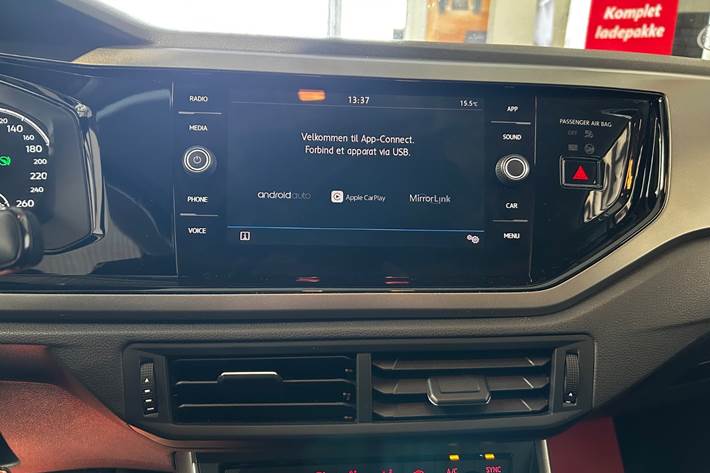 Hvid VW Polo fra 2019
