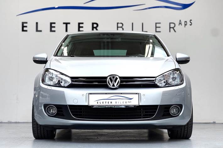 Sølv VW Golf VI fra 2012