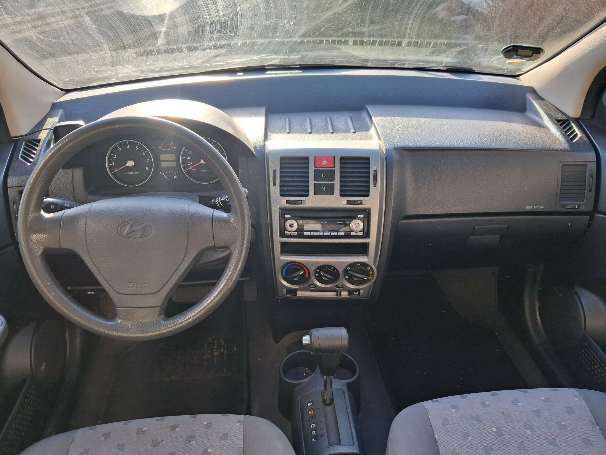 Grå Hyundai Getz fra 2004
