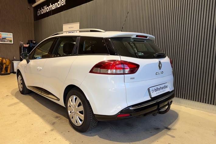 Hvid Renault Clio IV fra 2013