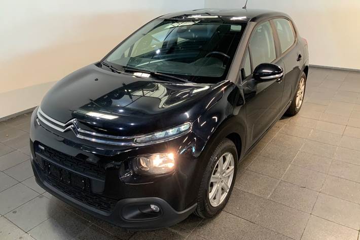 Sort Citroën C3 fra 2017 set udefra