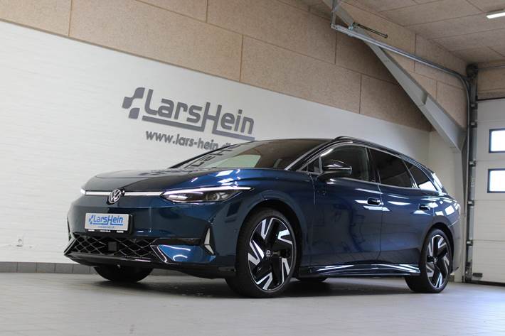 Blå VW ID.7 fra 2025