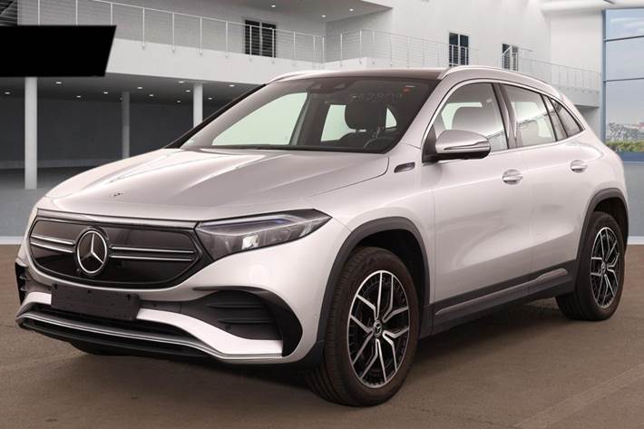 Sølv Mercedes EQA250 fra 2023