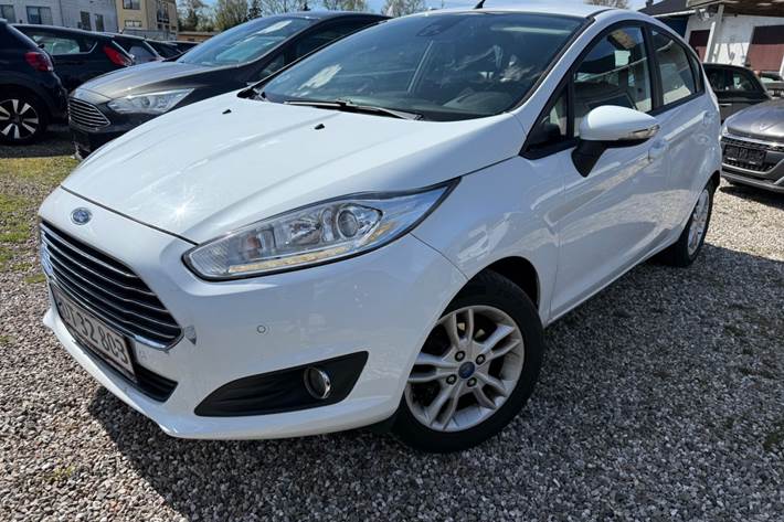 Hvid Ford Fiesta fra 2015