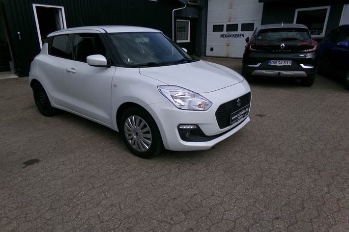 Hvid Suzuki Swift fra 2017