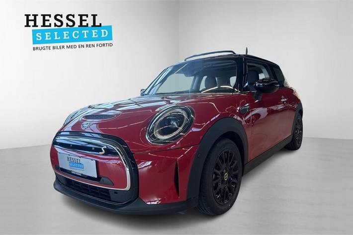 Rød Mini Cooper SE fra 2023