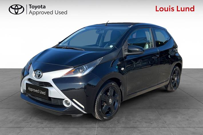 Sort Toyota Aygo fra 2017