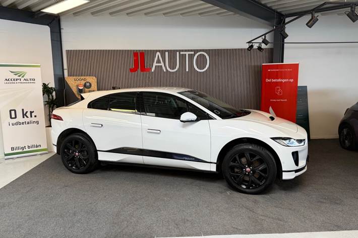 Hvid Jaguar I-Pace fra 2020