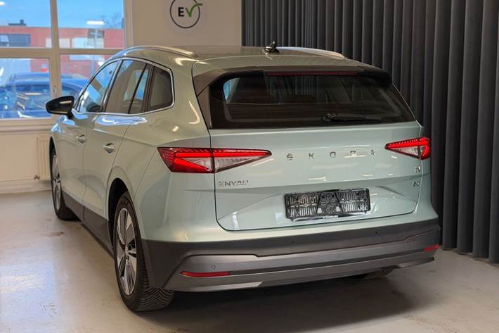 Turquoise Skoda Enyaq fra 2022