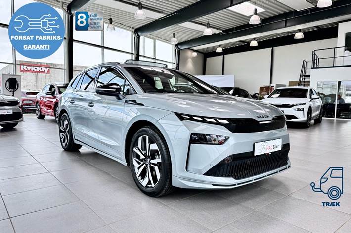Sølv Skoda Enyaq fra 2026