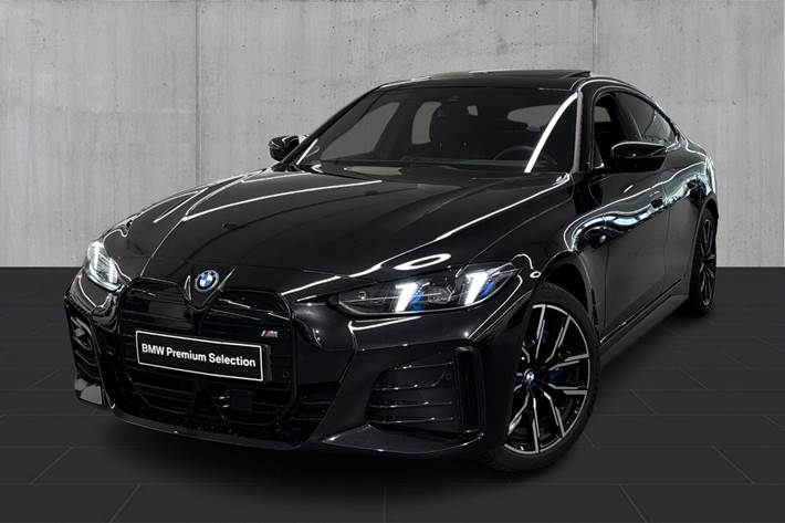 Sort BMW i4 fra 2025 set udefra