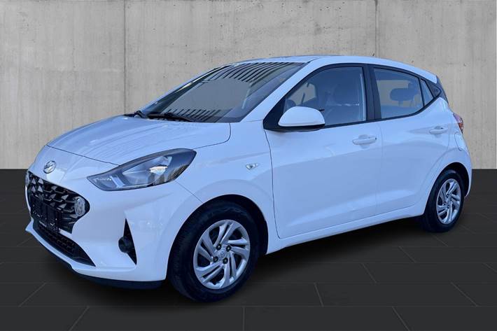 Hvid Hyundai i10 fra 2022