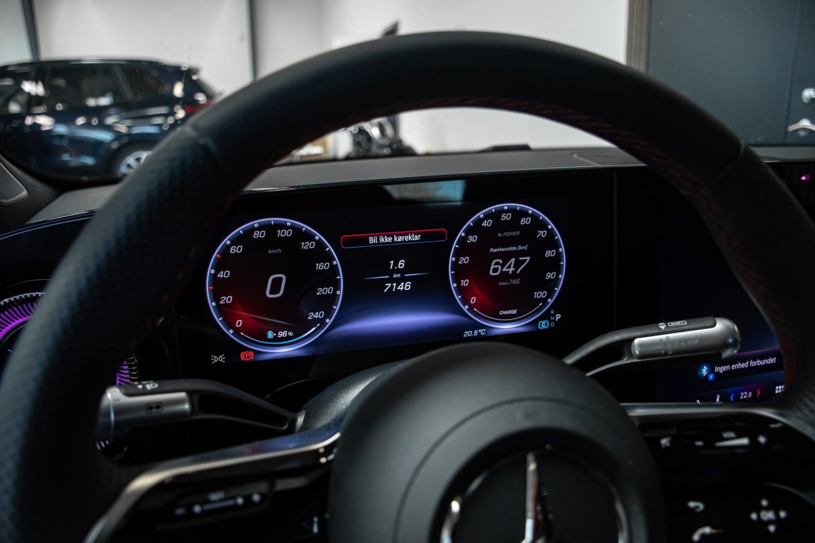 Sort Mercedes CLA250+ fra 2025