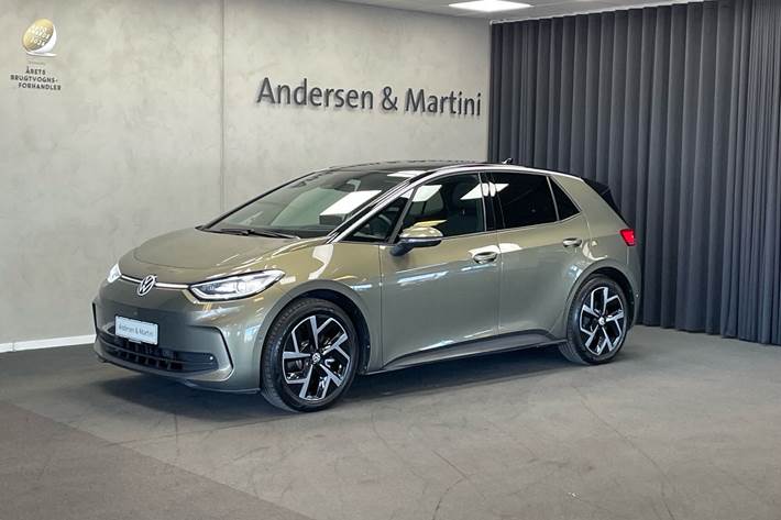 Grøn VW ID.3 fra 2023