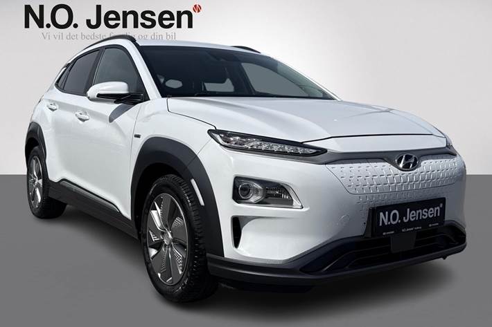 Hvid Hyundai Kona fra 2020