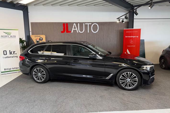 Sort BMW 520d fra 2017