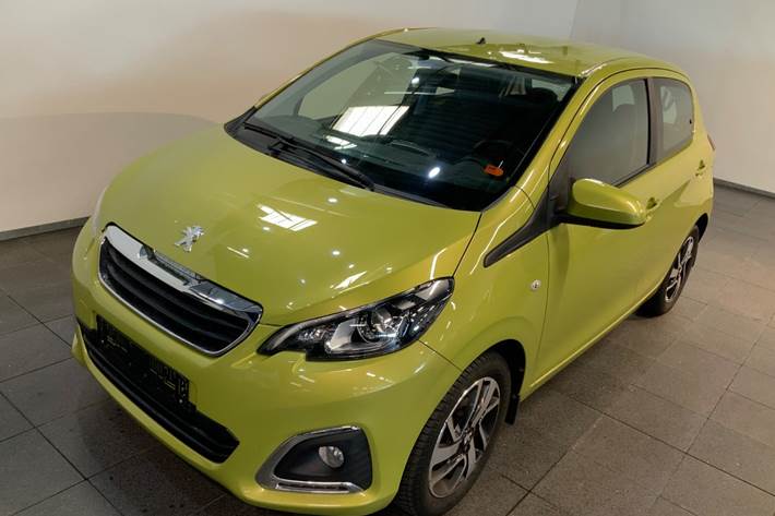Grøn Peugeot 108 fra 2019