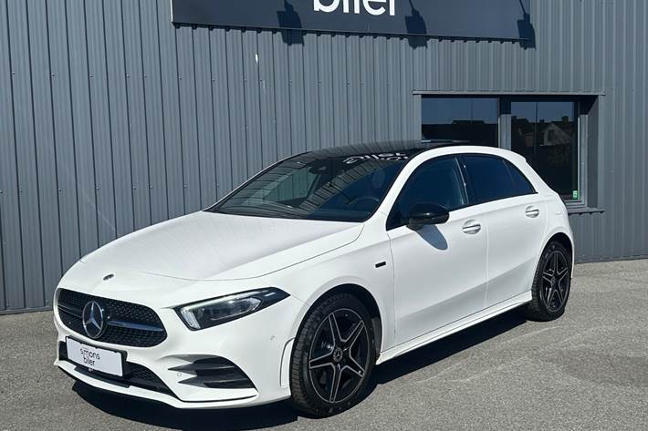 Hvid Mercedes A250 e fra 2021