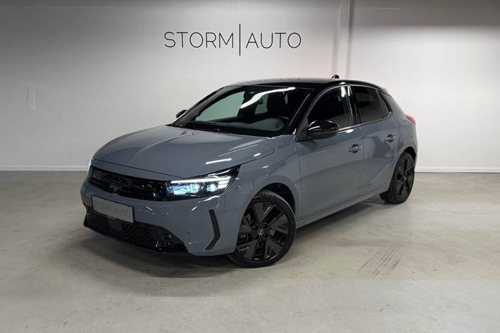 Grå Opel Corsa-e fra 2024