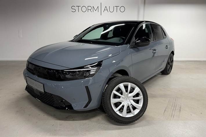 Grå Opel Corsa-e fra 2024