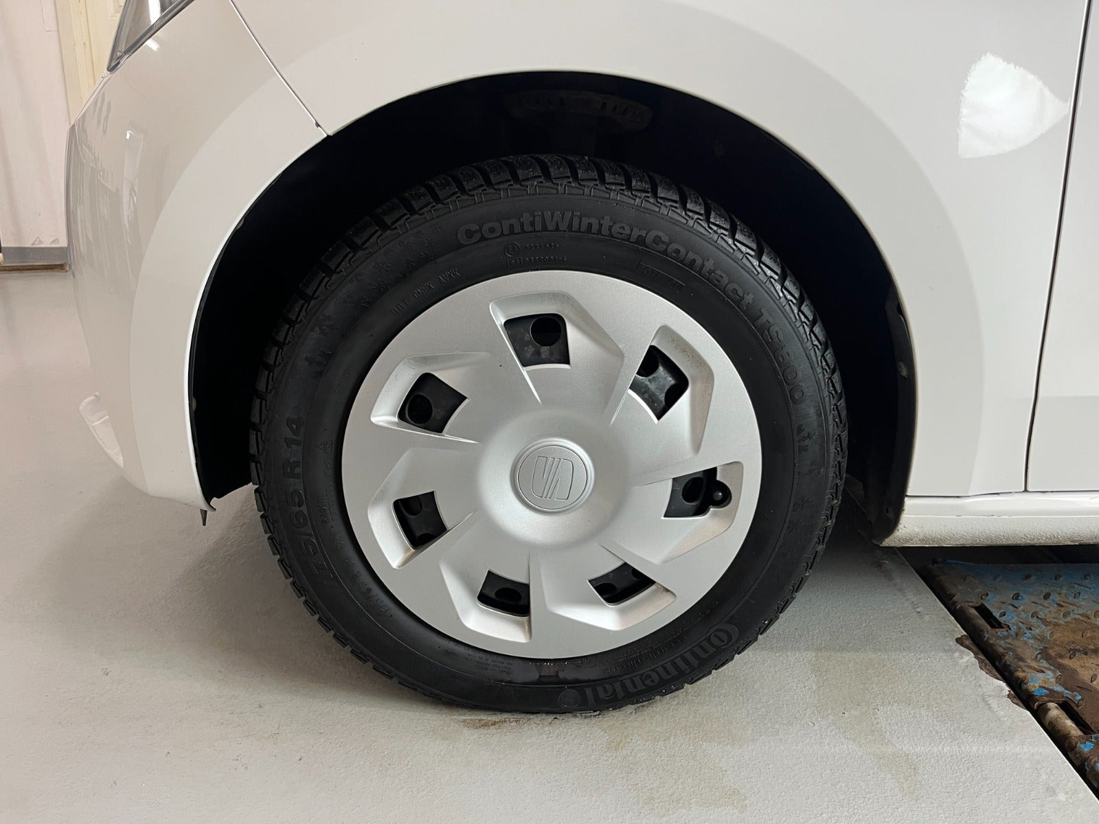 Hvid Seat Mii fra 2013