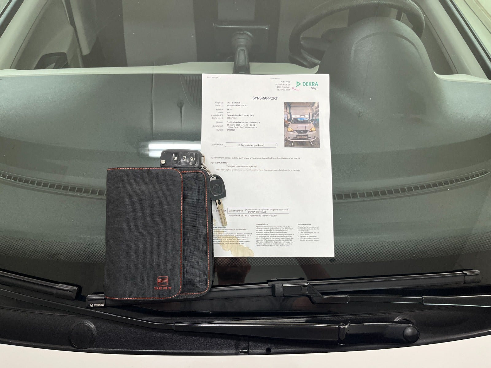 Hvid Seat Mii fra 2013
