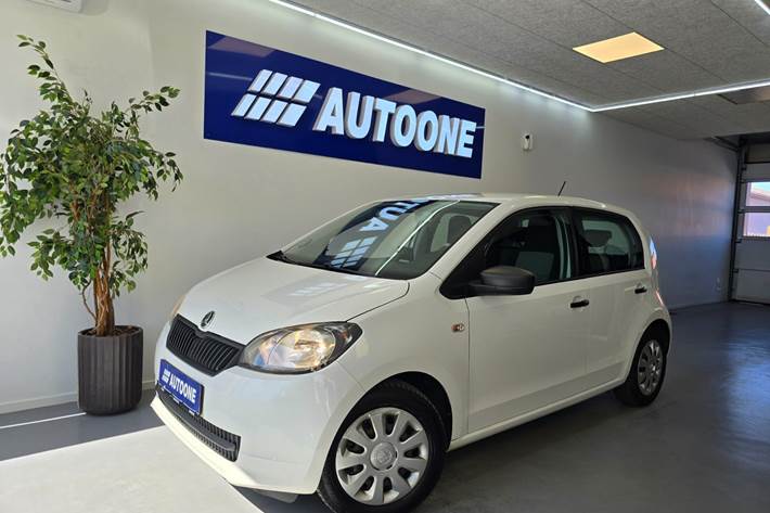 Hvid Skoda Citigo fra 2015