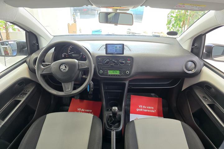 Hvid Skoda Citigo fra 2015