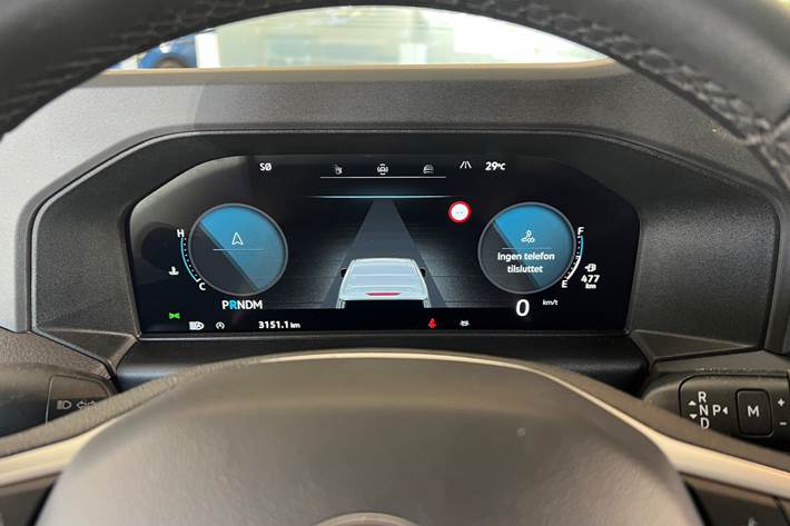 Grå VW Transporter fra 2025