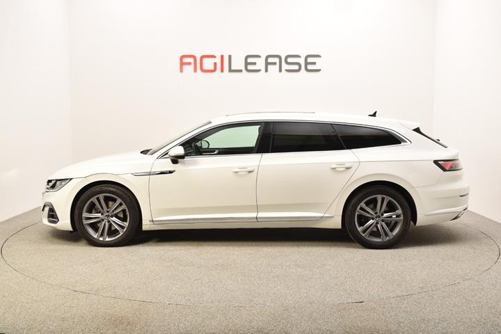 Hvid VW Arteon fra 2021