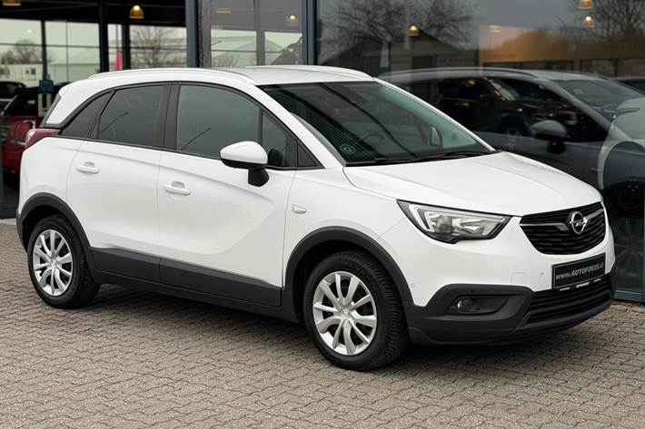 Hvid Opel Crossland X fra 2018
