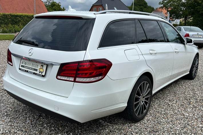 Hvid Mercedes E200 fra 2016