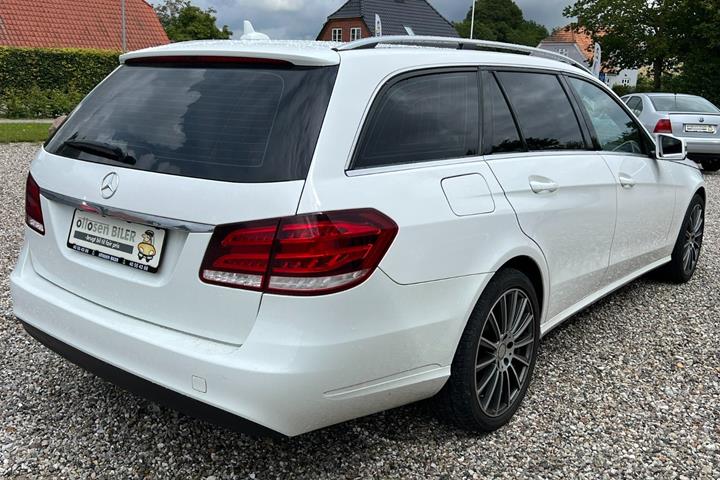 Hvid Mercedes E200 fra 2016