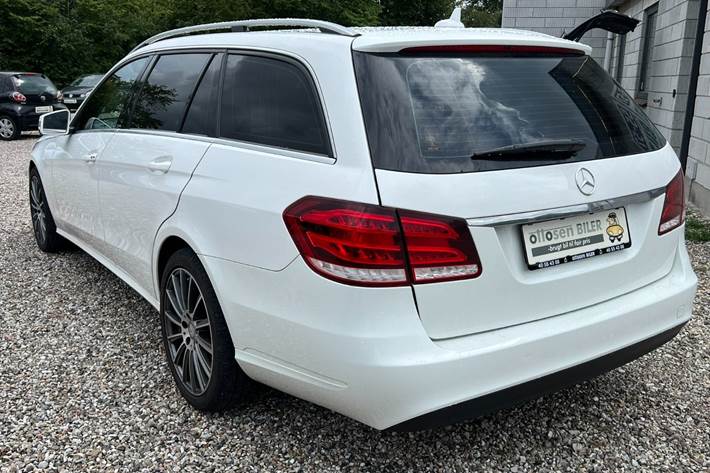 Hvid Mercedes E200 fra 2016