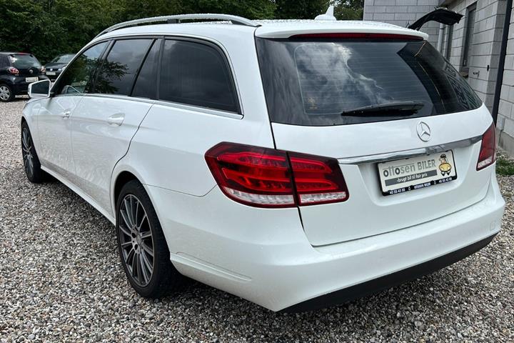 Hvid Mercedes E200 fra 2016